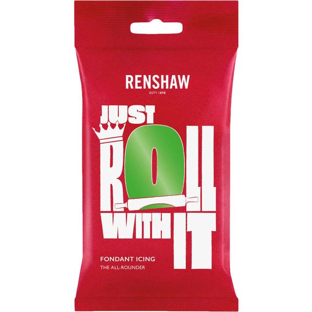 Renshaw Just Roll With It Fondant Icing - Lincoln Green, 1 kg (Pack of 1)