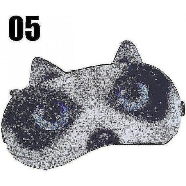 3D Cat Sleeping Eye Mask - Soft Portable Eyeshade Cover Blindfold