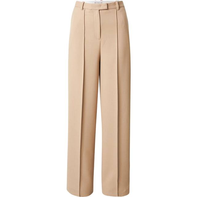 Seam Detail Relaxed Straight Leg Trousers