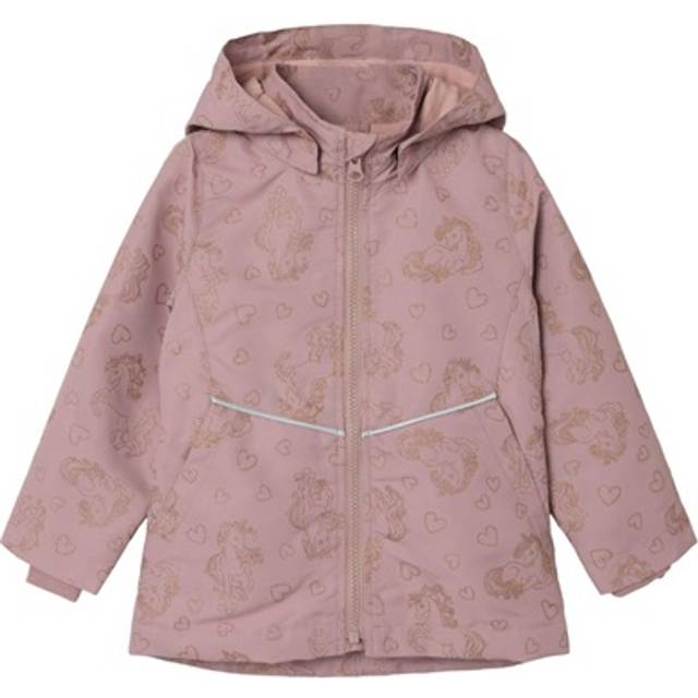 Name It Sommarjacka - NmfMaxi - Deauville Mauve/Unicorn - Name It - 2 år (92) - Sommarjacka