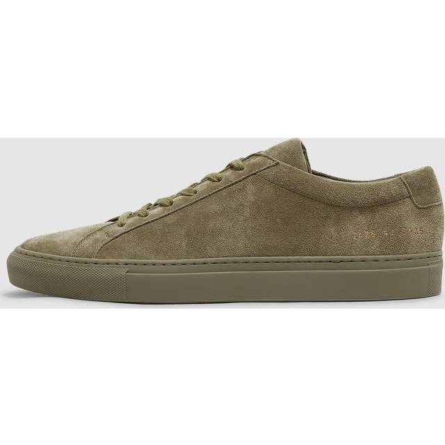 Common Projects Achilles Low Suede Sneaker (Moss - 40) - Size 40