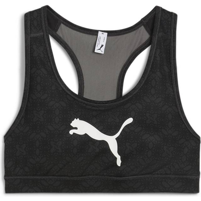 Women's Puma 4KEEPS Bra, Black, Size S, Clothing