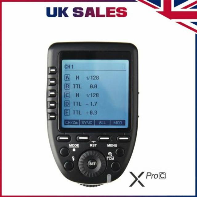 GODOX Xpro-C HSS TTL Wireless Flash Trigger for Canon Camera Flash