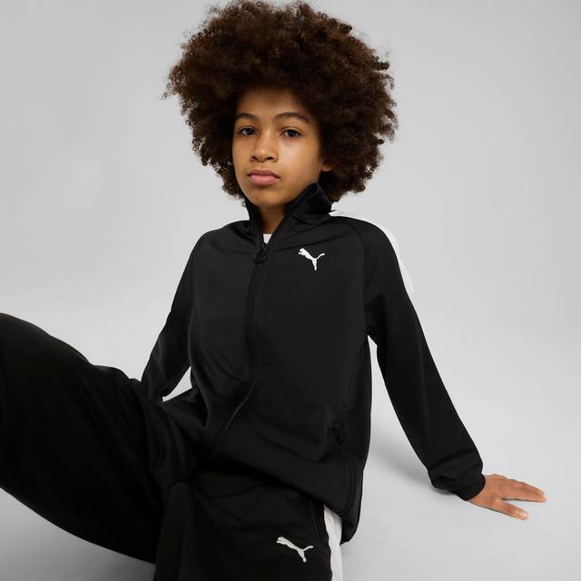 PUMA T7 Always On Track Jacket Youth, Black, size 13-14 Youth (13-14 Youth)