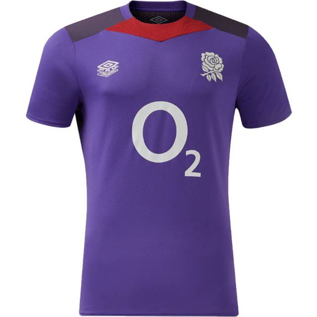 England Rugby Gym Training T-Shirt - Purple - Mens