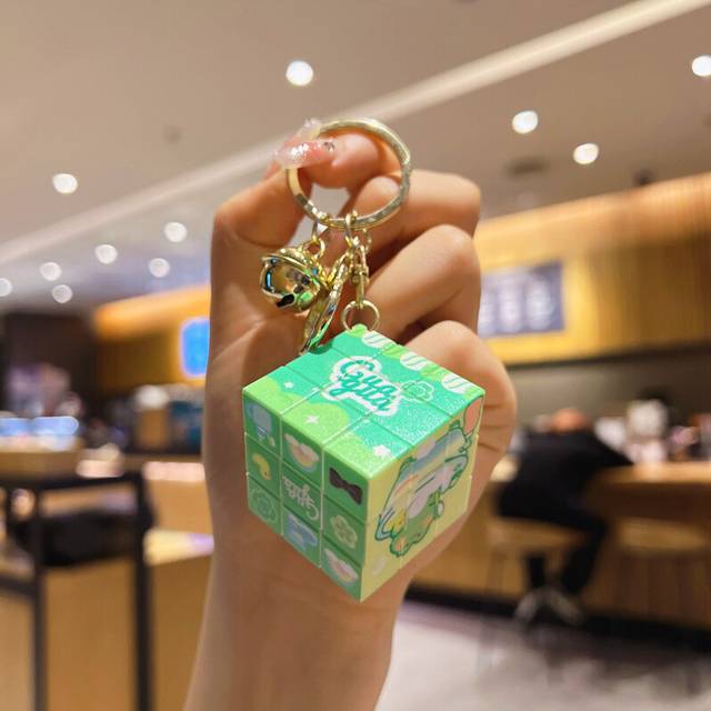 (StyleN) Mini Keychain Puzzle Cute Creative  Keyring Pendant Cartoon Kuromi Doll Pendant