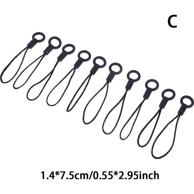 (10pcs-C) 10pcs/lot Lanyard Lariat Cords Lobster Clasp Rope Keychains Hooks Mobile Phone Strap Charms Keyring Bag Accessories Key Ring