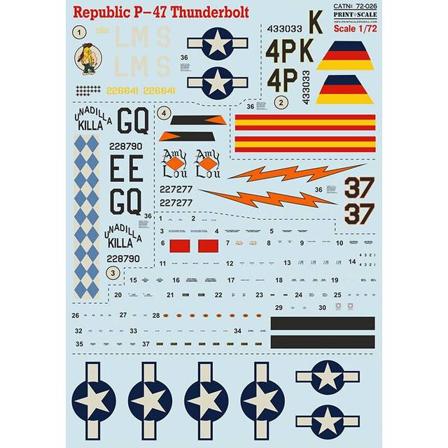 Print Scale 72-026 Republic P-47 Thunderbolt Part 1
