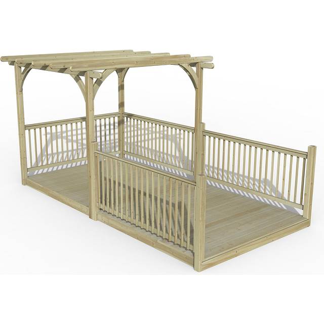8' x 16' Forest Pergola Deck Kit No. 11 (2.4m x 4.8m)