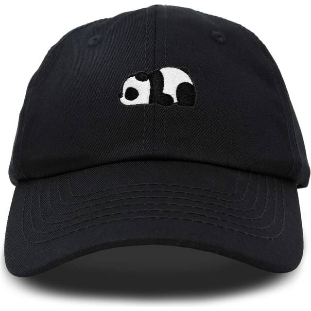DALIX Cute Baby Panda Womens Dad Hat Baseball Cap Embroidered in Black