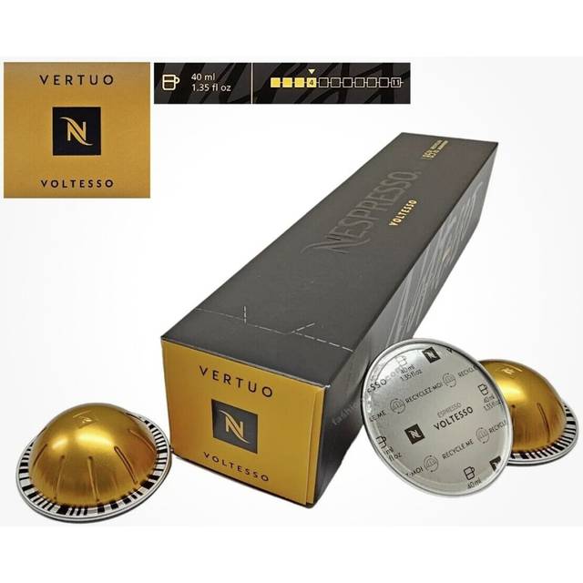 (VOLTESSO - Light & Sweet) Nespresso VERTUO Coffee Machine Capsules Pods
