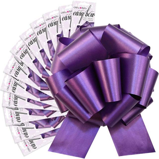 Morex Ribbon 12-Pack Easy Bow Ribbon  Purple 12 Pack