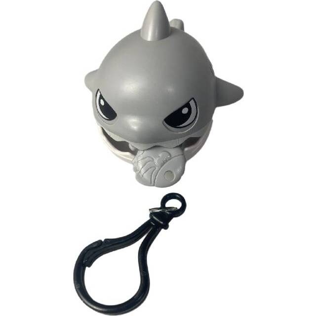 (Gray Keychain) Shark Dinosaur Keychain Rope Toy Plastic Material Hanging Ornament Gift For Kids