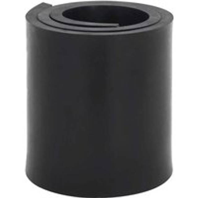 vidaXL Gummikant för snöplog svart 80x15x1 cm