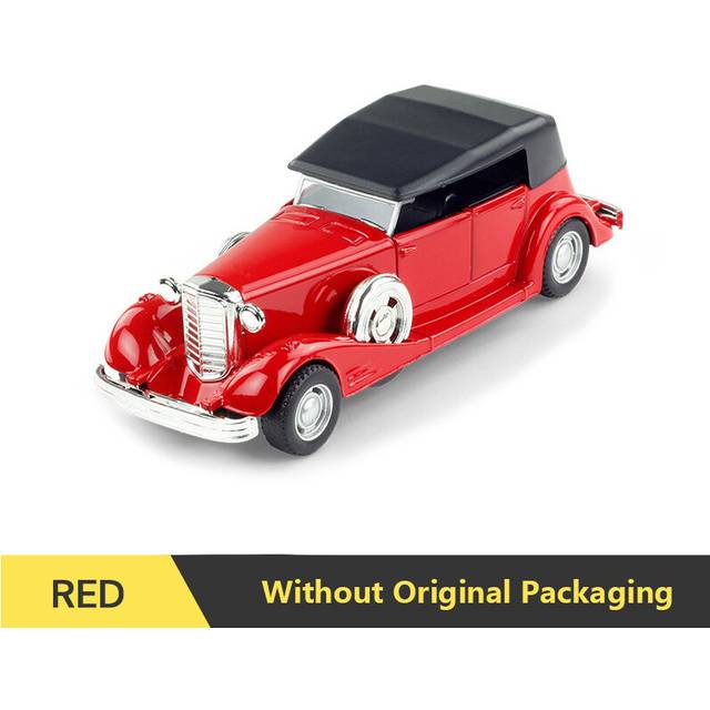 (V16 Red) 1:32 Alloy Diecast Cadillacs 1930 V-16 Vintage Car Model Classic Pull Back Car Vehicle Replica For Collection