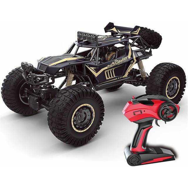 (Black) 609E Big 1/8 2.4Ghz Electric RC 4WD Car Off Road Rock Crawler Monster Truck RTR
