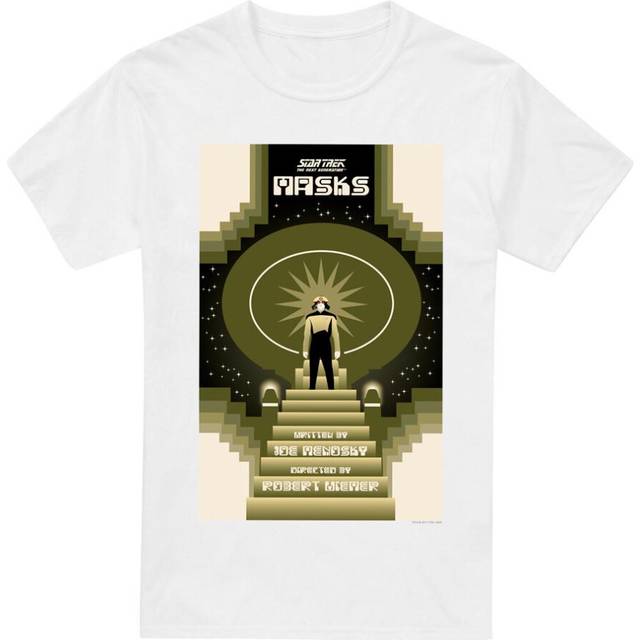(M, White) Star Trek Mens The Next Generation Season 7 Episode 17 T-Shirt
