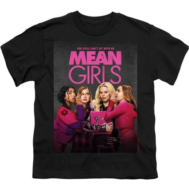 Trevco Sportswear PAR913-YT-4 Mean Girls 2024 Musical Poster Youth Short Sleeve T-Shirt, Black - Extra Large