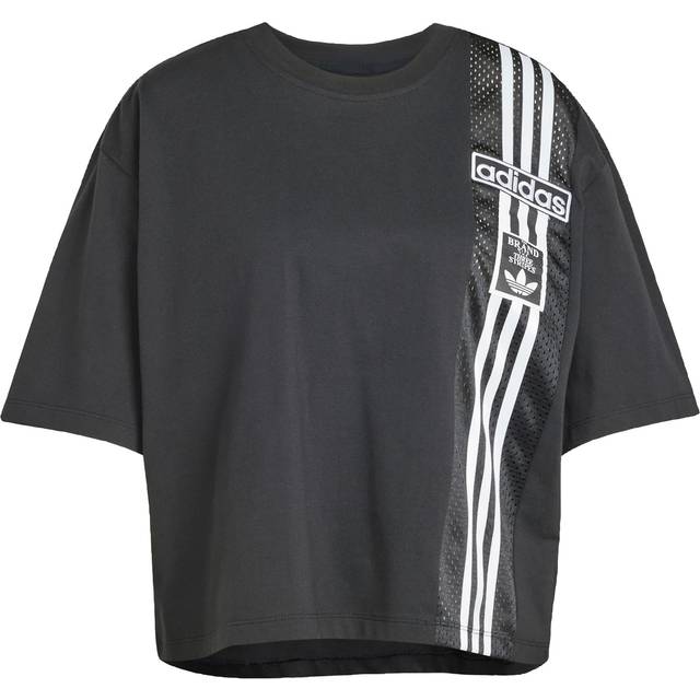 adidas Originals – Adibreak – Svart, kort t-shirt-Svart/a