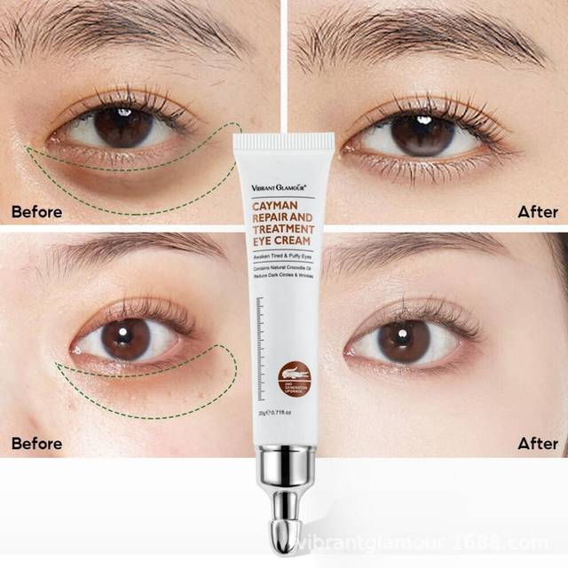(20ml) Vibrant Glamour Crocodile Eye Cream Repair Lift Light Dark Circles
