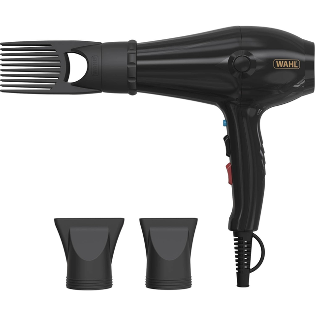 Wahl Hairdryer, PowerPik 5000, Dryer Women, Hair Dryer with Pik Attachment, Afro Hairdryer, Afro-Caribbean Hair, Three