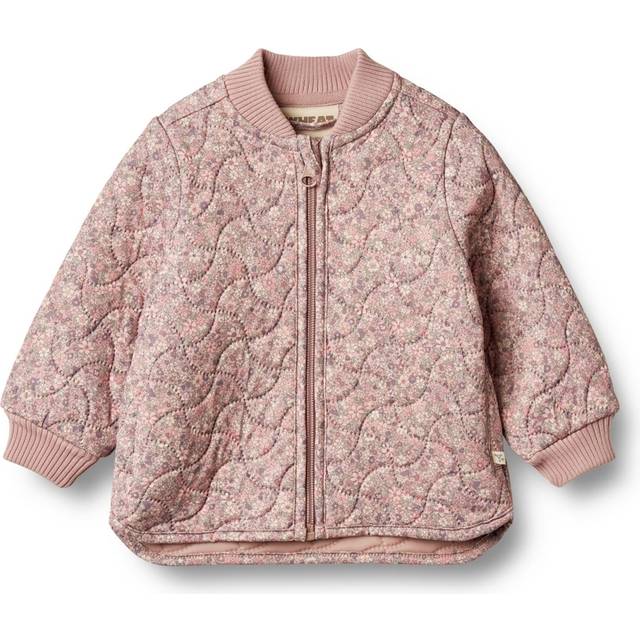 WHEAT Baby Loui Thermal Quilted Jacket, Pink