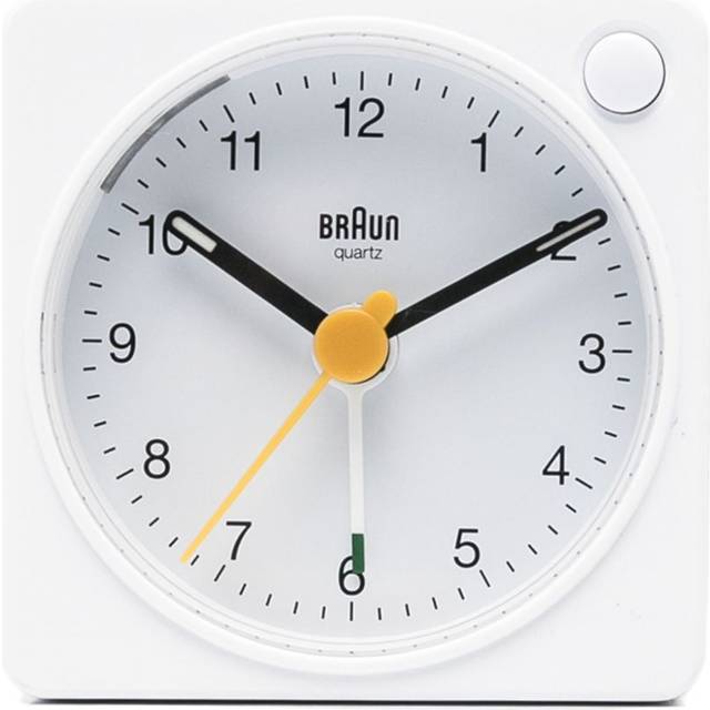 Braun Watches - BC02X Classic Travel alarm clock - unisex - Plastic - One Size - White