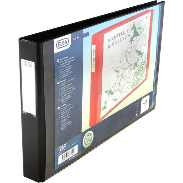 Ryman Ring Binder A3 Landscape, Black