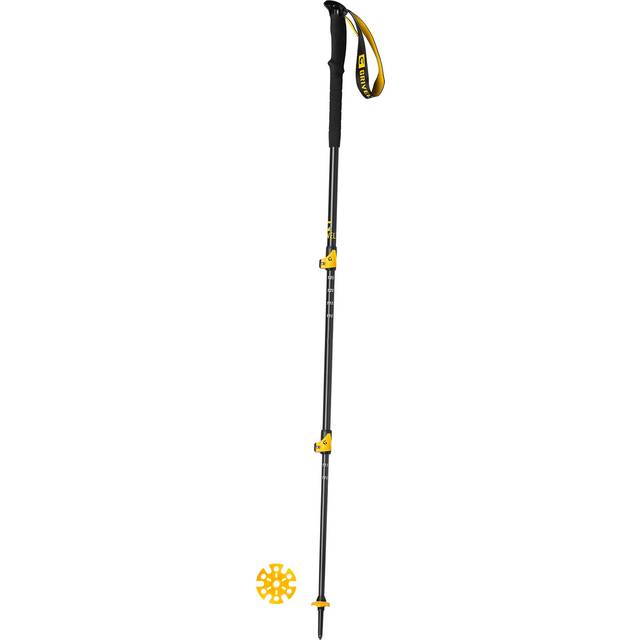 Grivel Explorer Vario 3 - Skidturstavar Black / Yellow 110 - 140 cm