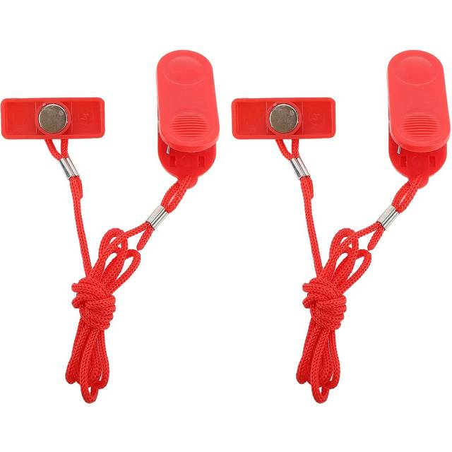 2PCS Universal Treadmill Magnetic Lock Treadmill Emergency Stop Switch Wire Clip Lock Start Key