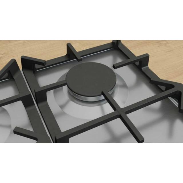 Neff T27CIS8N0 75cm, 5 burner, 5.0kW Wok burner, Optimised FlameSelect, 3 Dishwasher suitable cast i