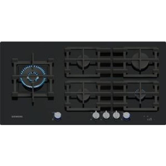 Siemens ER9A6SH40 IQ-700 90cm 5 Burner Gas On Glass Hob - BLACK