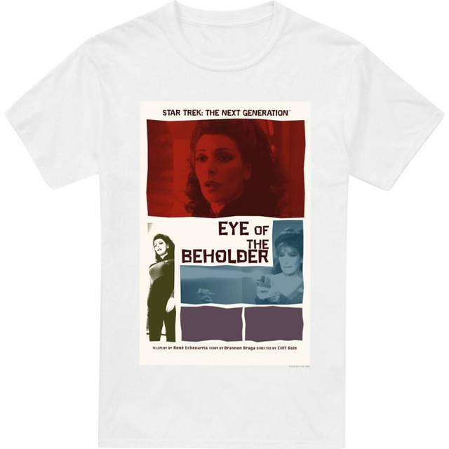 (S, White) Star Trek Mens The Next Generation Season 7 Episode 18 T-Shirt