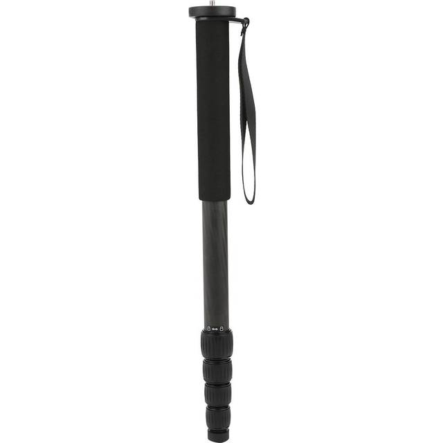 C-333 Carbon Fiber Portable Outdoor Telescopic Monopod Tripod Mountaineering Cane for DSLR Camera