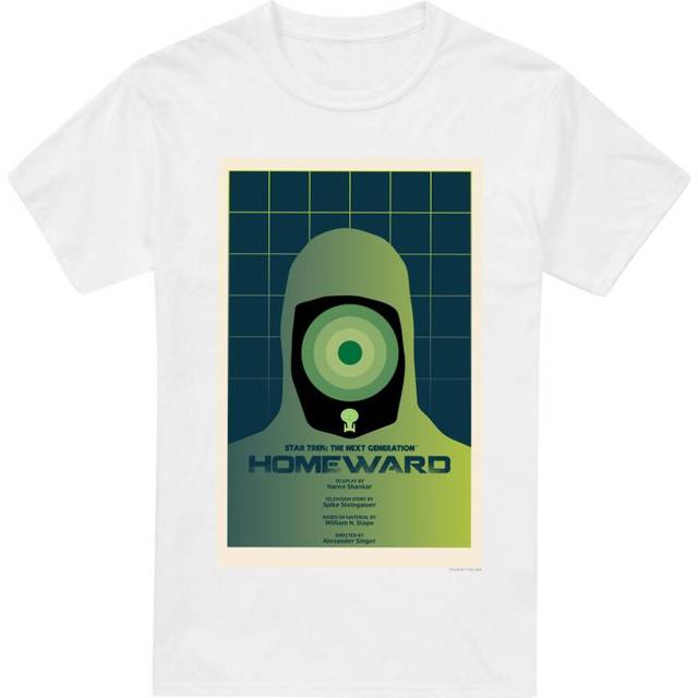 (S, White) Star Trek Mens The Next Generation Season 7 Episode 13 T-Shirt