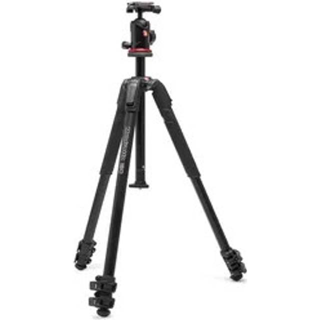 Manfrotto 190X Alu ARCA Kit, tripod with ball head, 3 segments