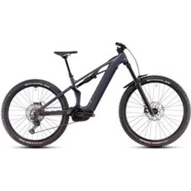 2025 Cube Stereo Hybrid One77 Hpc Race Carbon 800 Electric Mountain Bike in Grey