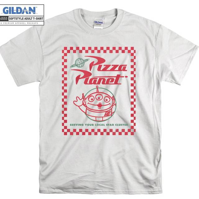 (XL) Toy Story Alien Pizza Planet Box T shirt T-shirt