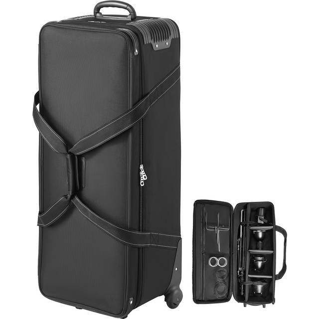 VEVOR Studio Equipment Trolley Case 39.37 x 14.96 x 12.60 in Rolling Camera Bag