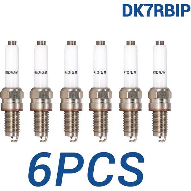 (6 pieces with box) Iridium Platinum Spark Plugs TORCH DK7RBIP Replace for Candles 0241145515 VW 04E905601B 04E905612C PZKER7A8EGS