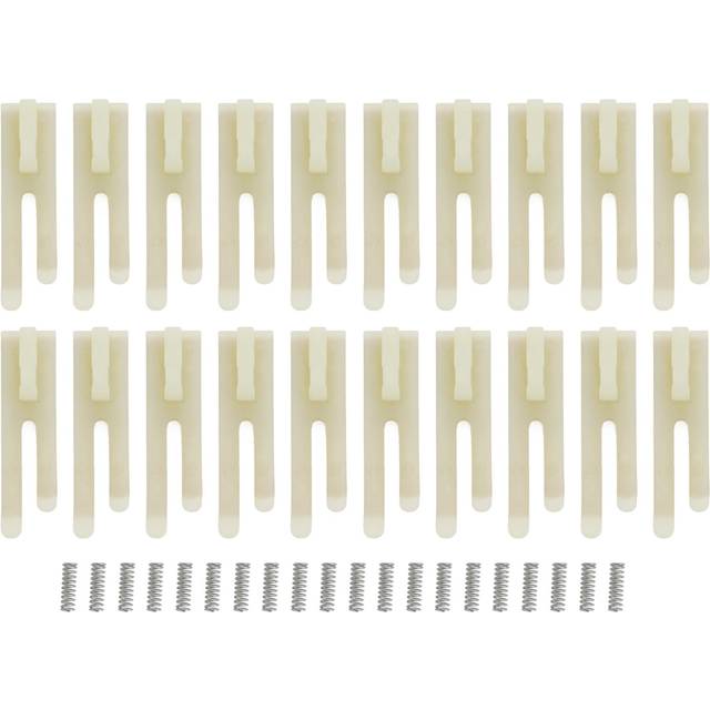 20 Sets T58N Presser Foot Plastic Portable Sewing Machine Pressing Foot Set with Springs for