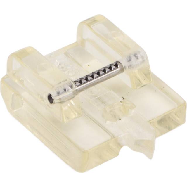 Clear Zipper Foot Easy Replaceable Transparent Color Plastic Sewing Machine Presser Foot for Pfaff