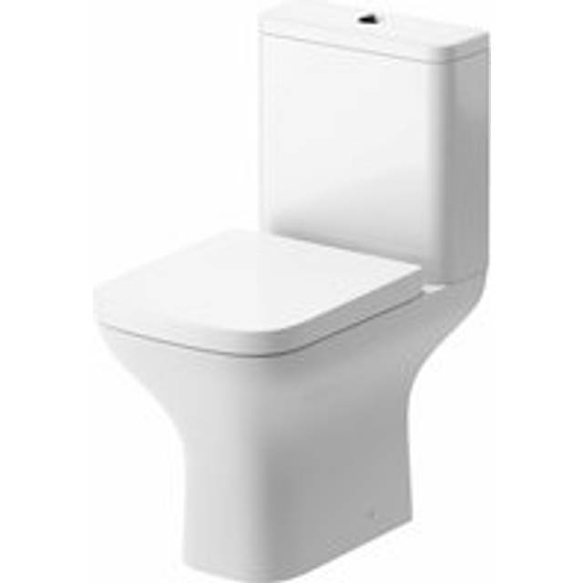 Signature - Aztec Close Coupled Open Back Toilet with Push Button Cistern - Soft Close Seat