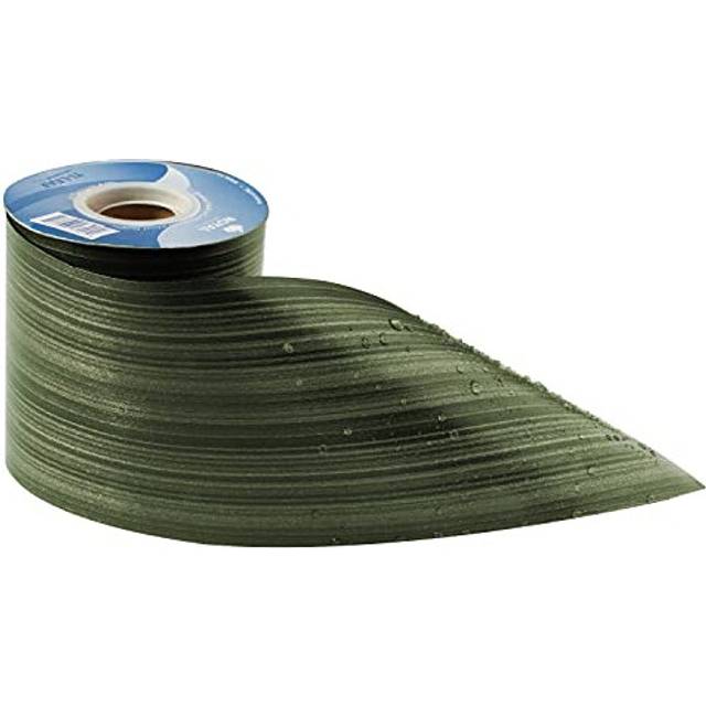 Royal Imports Green Ti Leaf Floral Ribbon  Wide Faux Poly Satin Waterproof Aspidistra Ribbon 4 #100 for Indoor & Outdoor  Wrap for Florist  Wedding Bo