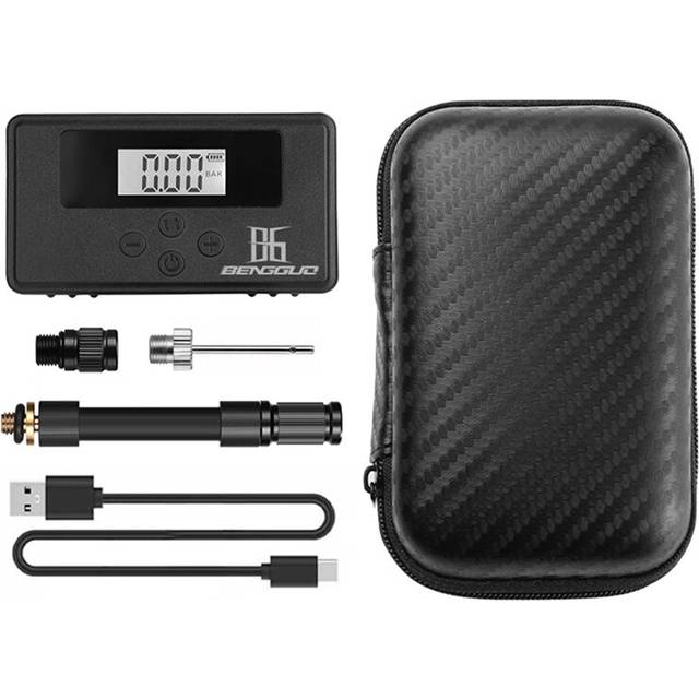 120PSI Tire Inflator Portable Electric Air Pump with LED Digital Pressure Gauge Bike for Car Motorcycle E-Bike