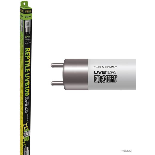 "(UVB100 T5 VHO - 39W 34"") Exo Terra T5 Very High Output UVB Lamp Bulbs Superior Lighting for Reptiles"