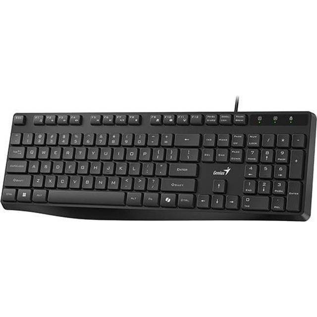 Genius Kb-117s Wired Ai Copilot Silent Keyboard Usb Plug And Play 11 Multimedia