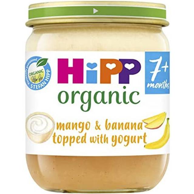Mango Banana topped with Yogurt Baby Food Jar 7 Months 6 x 160g