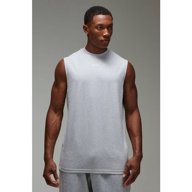 Man Reg Fit Gym vest - Grey - M