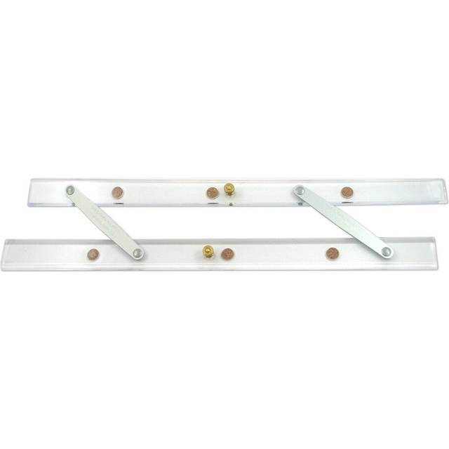 "Westcott Folding Parallel Ruler  18""""""""  Clear (1500-18)"